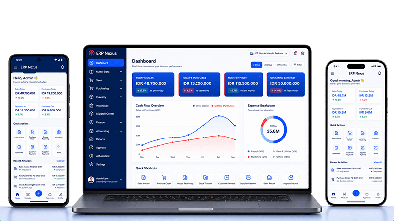 CMNexus ERP — Cross-Platform Design System